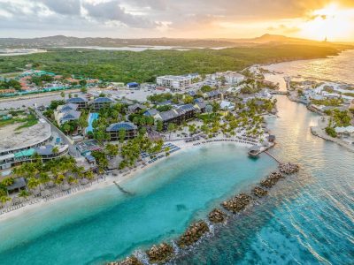 Caraibische Zee-Curacao-Lions Dive-luchtfoto