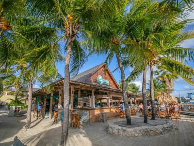 Caraibische Zee-Curacao-Lions Dive-restaurant 3