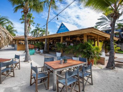 Caraibische Zee-Curacao-Lions Dive-restaurant