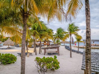 Caraibische Zee-Curacao-Lions Dive-strand