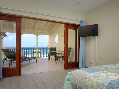 Caraibische zee-Bonaire-Captain Dons-Deluxe Ocean View-balcon 2