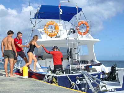 Caraibische zee-Mexico-Cozumel-Allegro Cozumel-Pro Dive boot 1