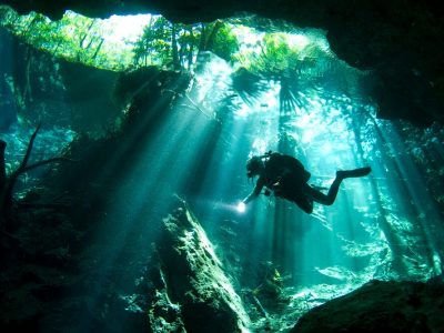 Caraibische zee-Mexico-Playacar--Pro Dive-Allegro Playacar-Cenote signature dive