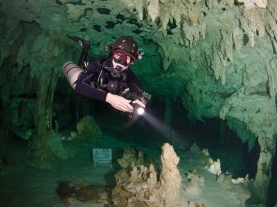 Caraibische zee-Mexico-Playacar-Allegro Playacar-Pro Dive-cenotes 3