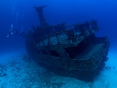 Caraibische zee-Mexico-Playacar--Pro Dive-Mama Vina