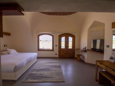 Egypte-Rode Zee-Marsa Alam-Marsa Shagra-Premium Deluxe chalet-slaapkamer