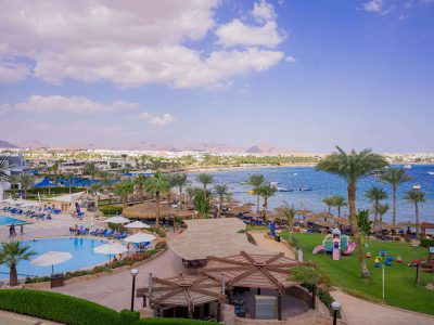 Egypte-Rode Zee-Sharm-Marina Sharm-zwembad en strand