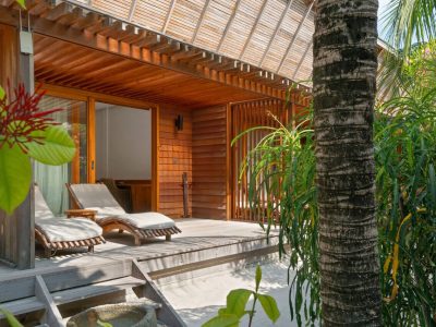 Indische Oceaan-Malediven-The Barefoot Eco Hotel-Seaside Veranda