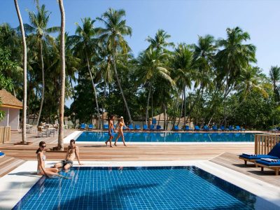 Indische Oceaan-Malediven-Vilamendhoo-Boashi Bar Pool