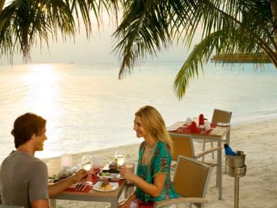 Indische Oceaan-Malediven-Vilamendhoo-Hot Rock Restaurant